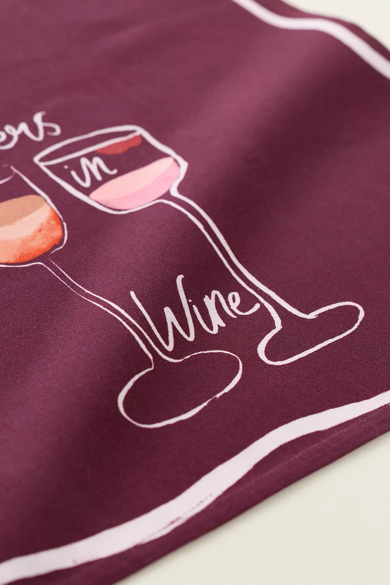 Partners in Wine Tea Towel | Anthropologie (UK)