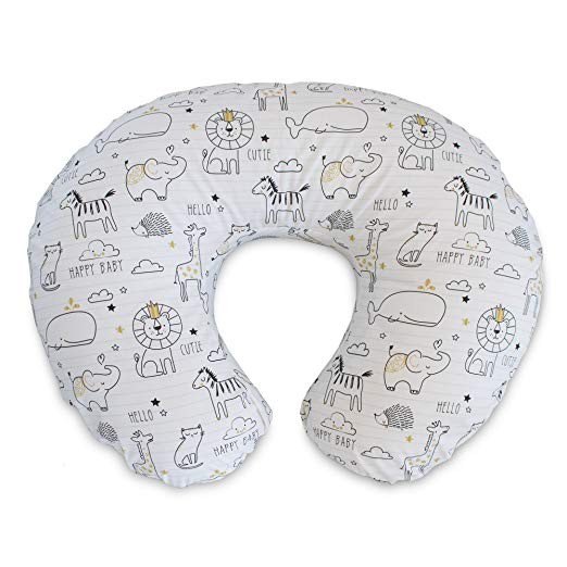 Boppy Nursing Pillow and Positioner, Notebook Black/Gold | Amazon (US)