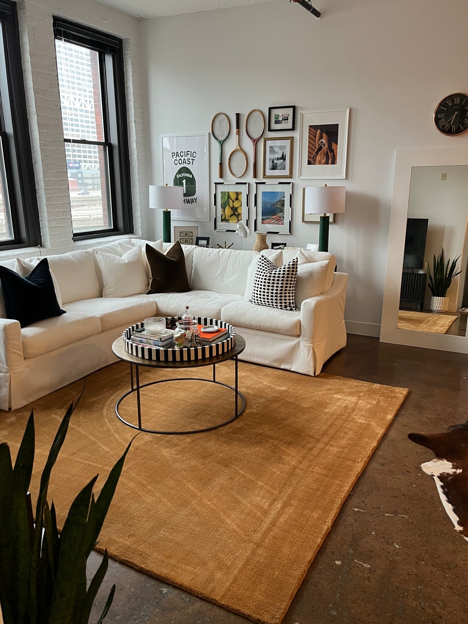 Arvin Olano x Rugs USA - 8ft square color WHEAT