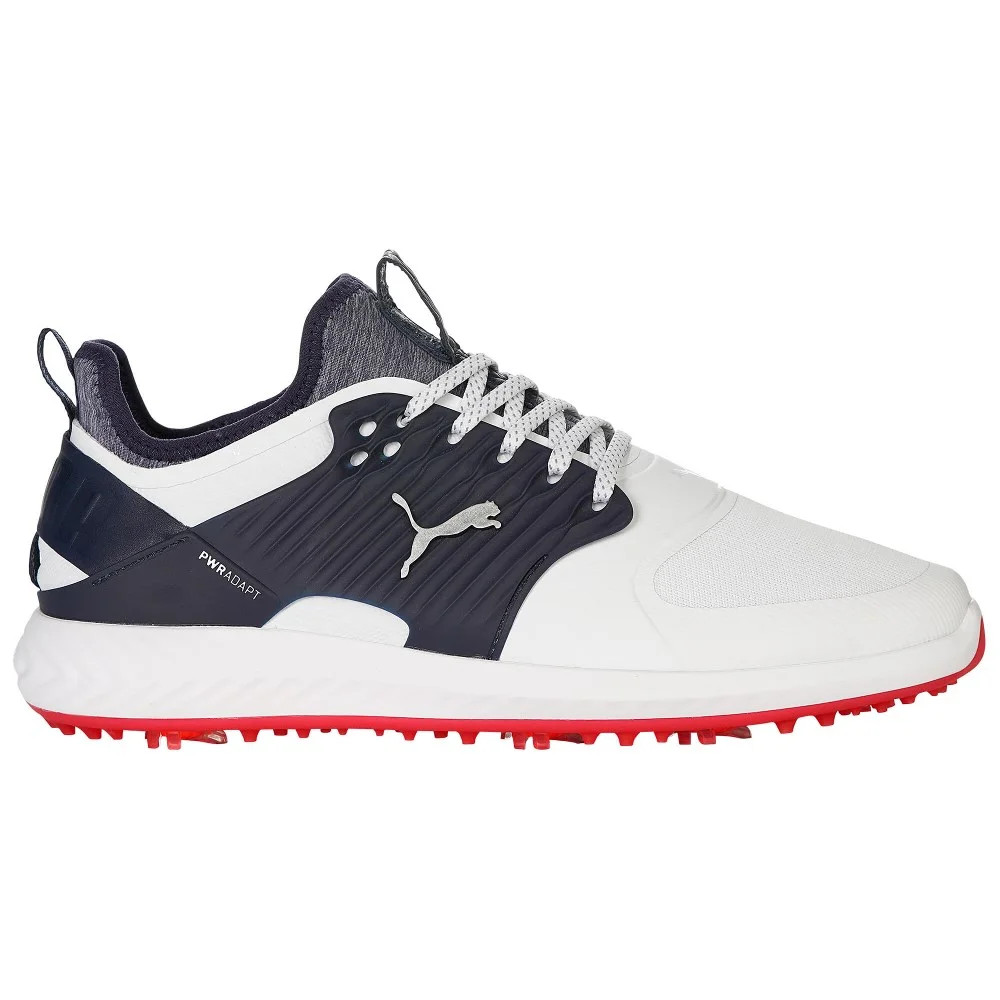 NEW Mens Puma Ignite PWRADAPT Caged Golf Shoes White / Peacoat / Red Sz 8 M | Walmart (US)