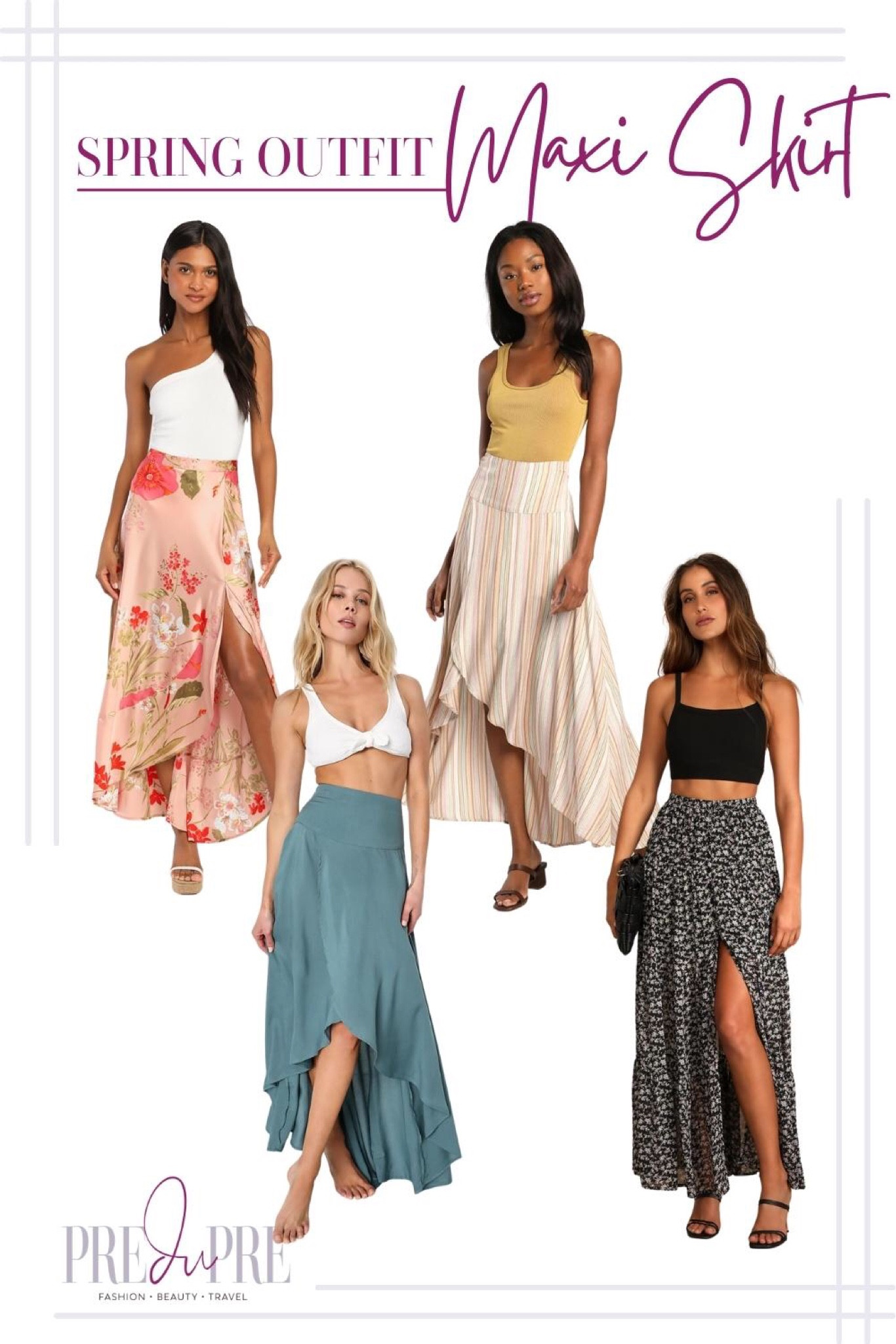 Spring is here! Unsure how to dress for the season? Here are some outfit inspiration to dress for the warmer weather with some changes in print, color, and length.

spring outfit, spring look, spring trends, spring, outfit ideas, outfit, ootd, casual outfit, date outfit, maxi skirt

#LTKFind #LTKstyletip #LTKSeasonal