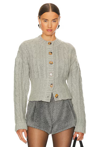 L'Academie Eleni Knit Sweater in Grey from Revolve.com | Revolve Clothing (Global)