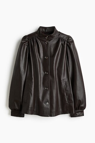 H & M - Coated Jacket - Brown | H&M (US + CA)