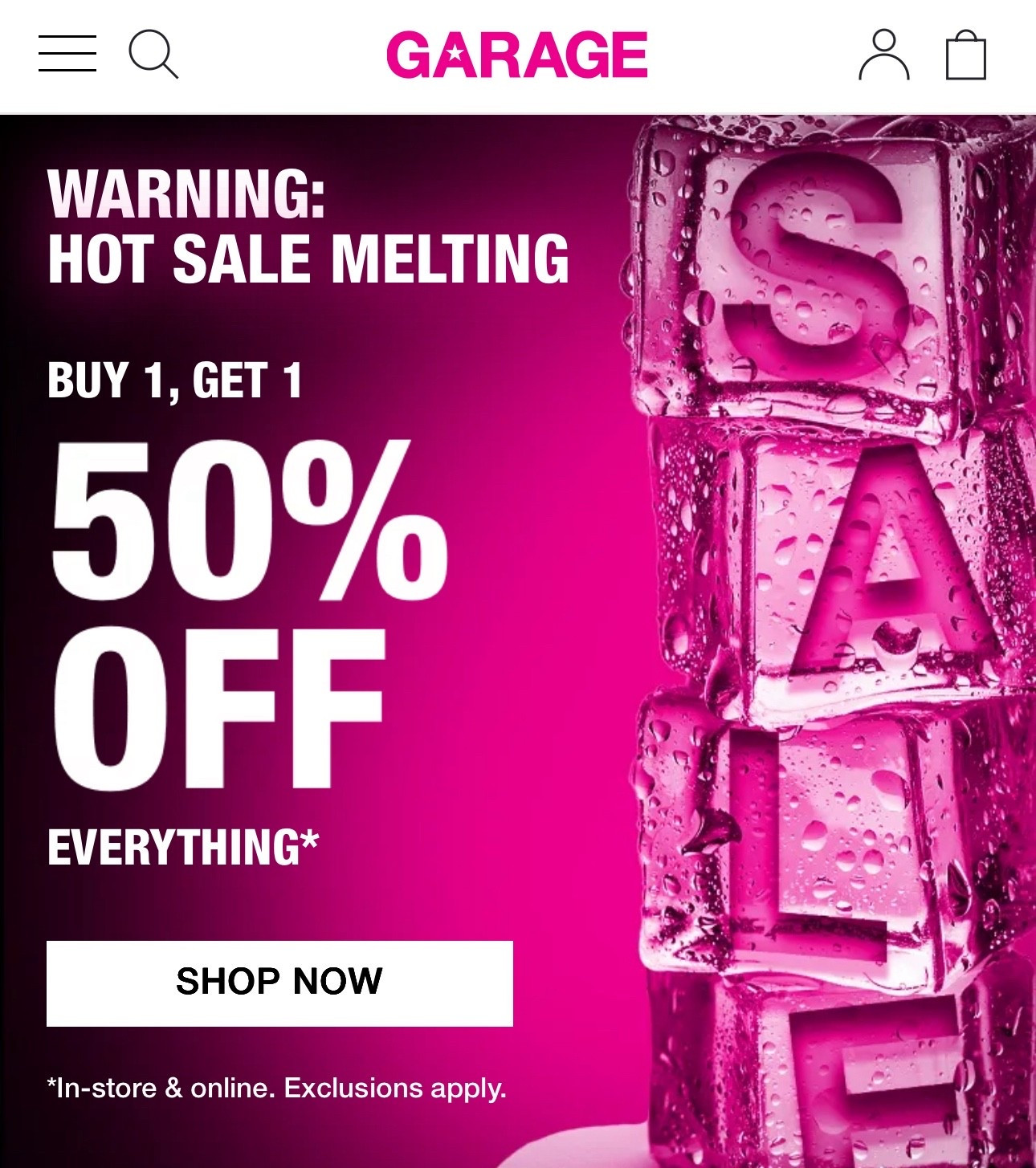 Garage running but one get on half off

#LTKCyberWeek #LTKSaleAlert #LTKGiftGuide