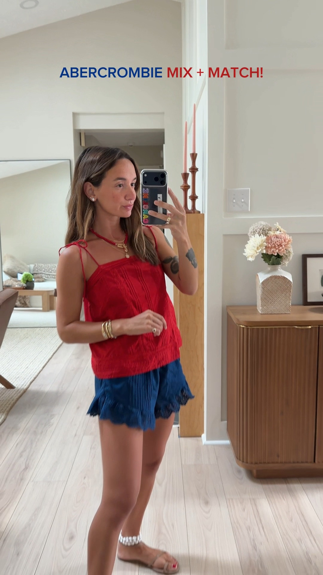 Abercrombie mix and match! 6 pieces, endless outfits! Wearing XS in everything except small in baby tee! 

#abercrombiepartner @abercrombie