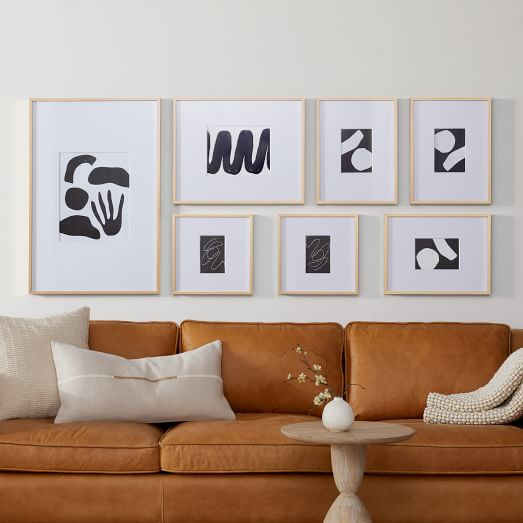 The Over-The-Sofa Classic Gallery Frames Set (Set of 7) | West Elm (US)