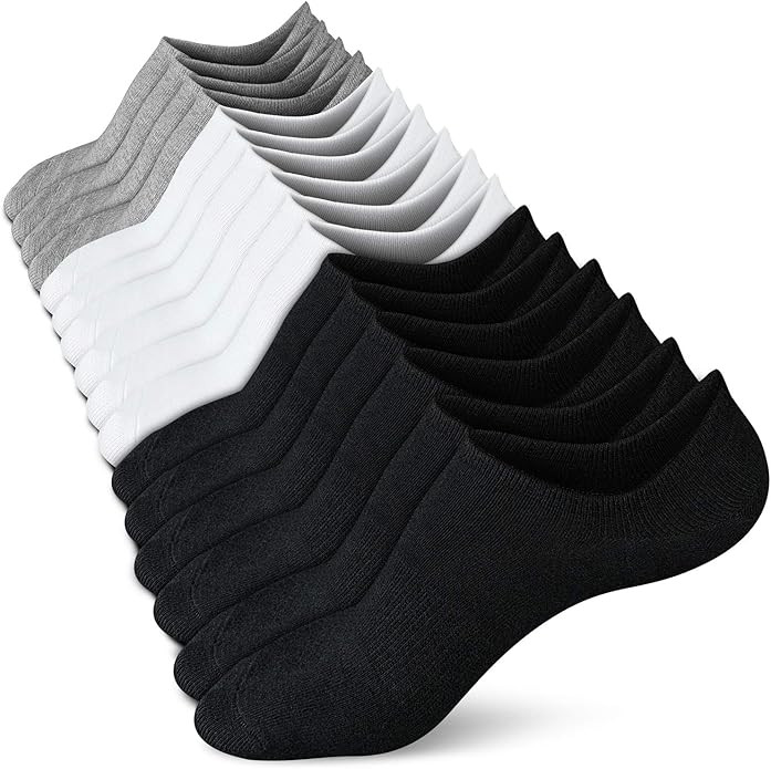 No Show Socks Women Low Socks Non Slip Flat Boat Line 4/8 Pairs | Amazon (US)