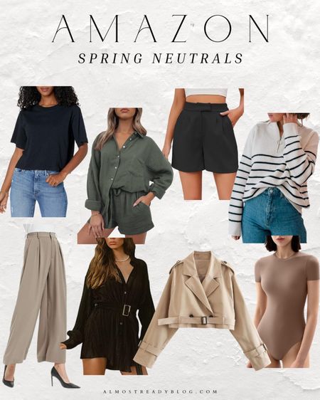 Amazon spring neutrals, spring basics, amazon finds, spring fashion, spring outfit 

#LTKfindsunder50 #LTKfindsunder100