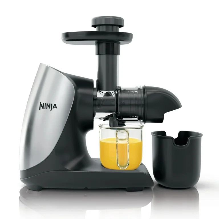 Ninja Cold Press Juicer Pro Powerful Slow Juicer, Total Pulp Control, Cloud Silver, JC100, 150 wa... | Walmart (US)