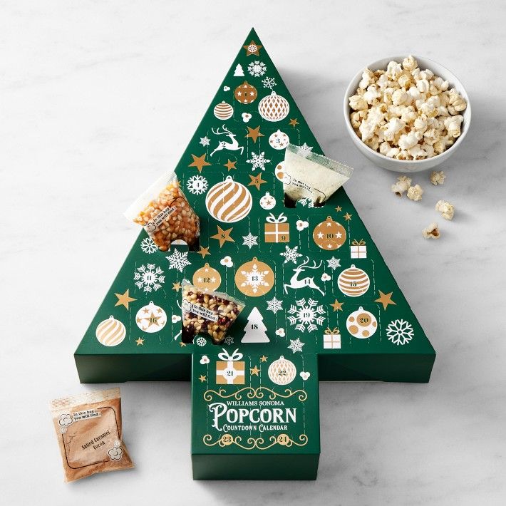 Christmas Popcorn Advent Calendar | Williams-Sonoma
