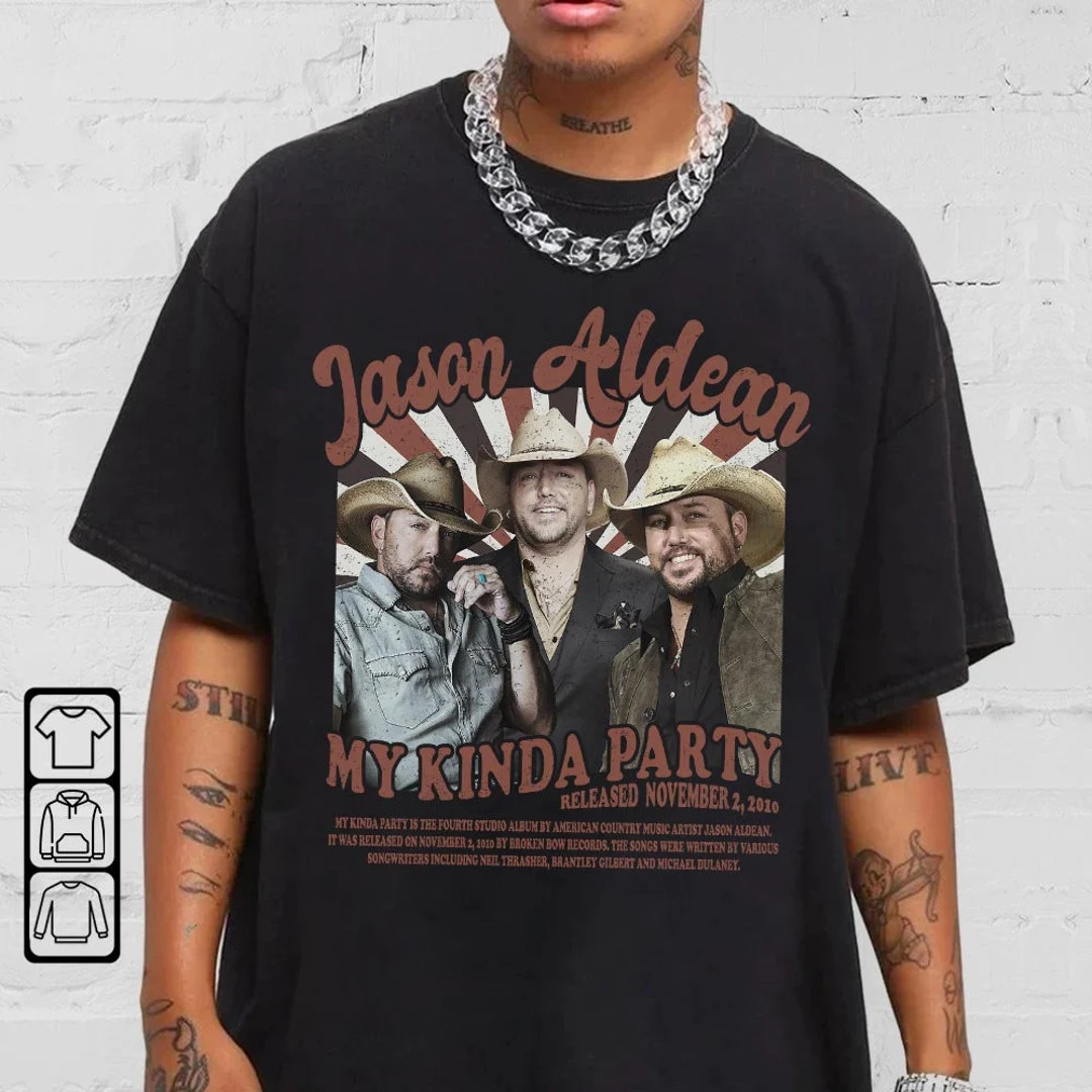 Jason Aldean Merch Music Shirt My Kinda Party Album Country - Etsy | Etsy (US)