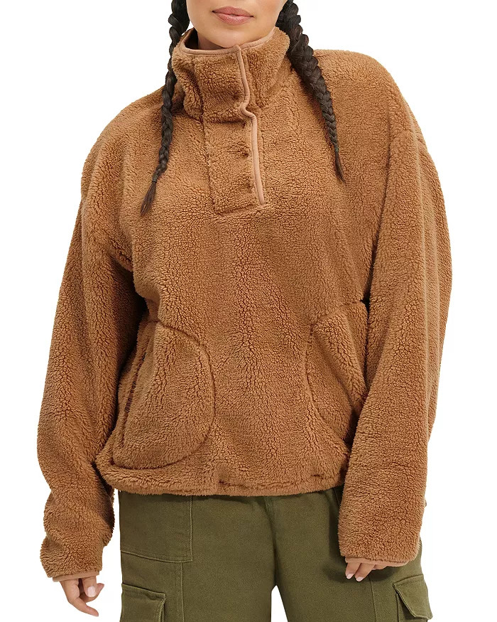 Atwell Sherpa Half Snap Pullover Jacket | Bloomingdale's (US)