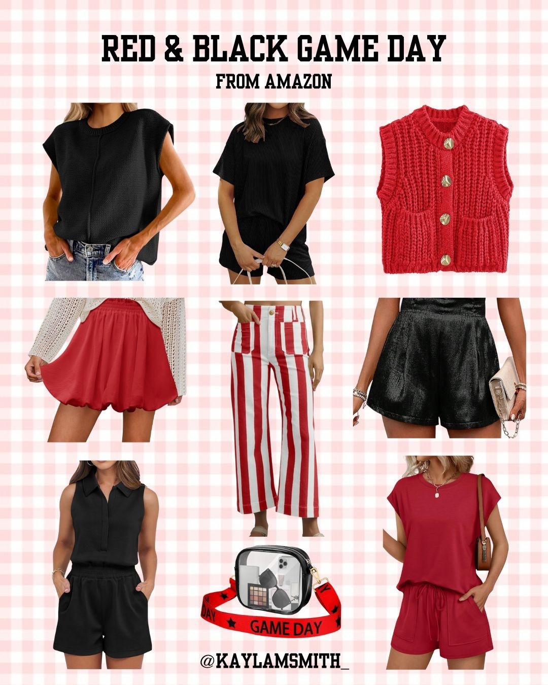 Game day gear for your favorite red & black team from Amazon! Geaux Cajuns! & Go Dawgs if you’re a Georgia fan! 

#gameday #amazongameday #gamedaylooks #gamedayoutfits #ull #ullafayette #ragincajuns #redandblack #geauxcajuns #godawgs #georgia #footballseason #footballoutfits

#LTKStyleTip #LTKSeasonal #LTKFindsUnder50