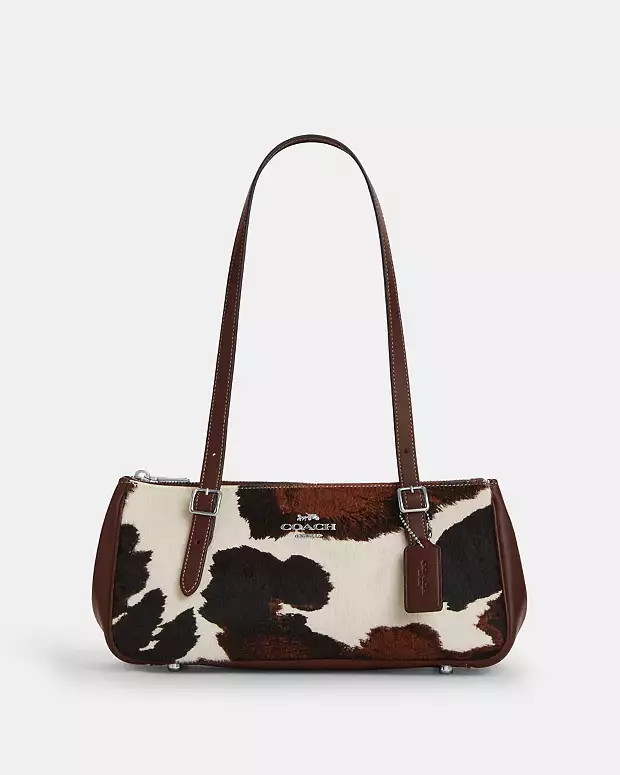 Asher Shoulder Bag With Cow Print | Coach Outlet US