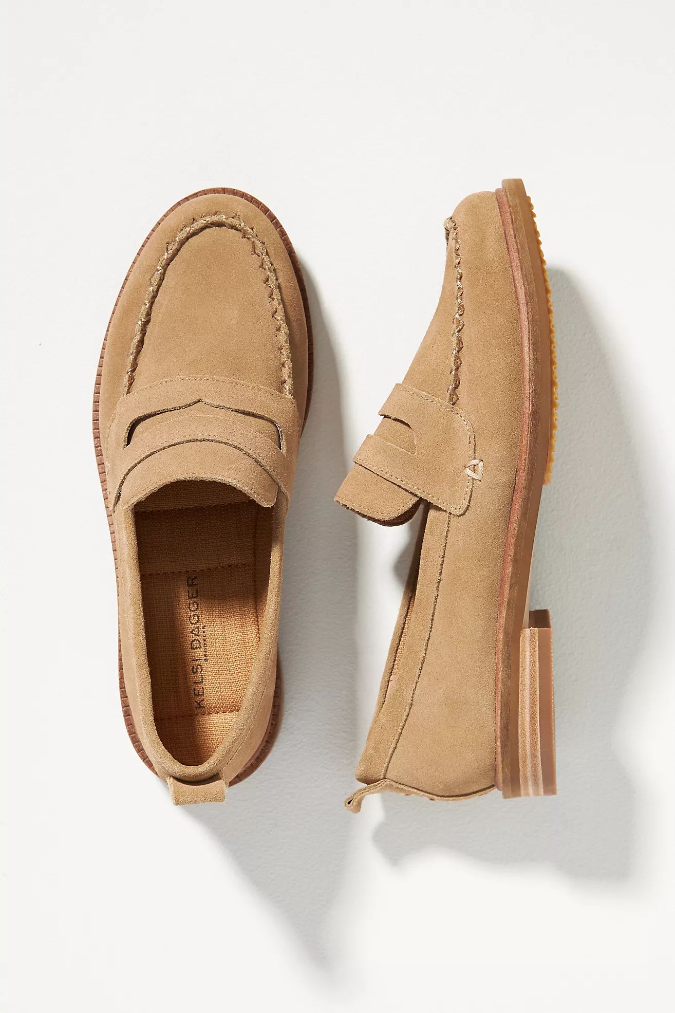 Kelsi Dagger Brooklyn Lens Suede Loafers | Anthropologie (US)