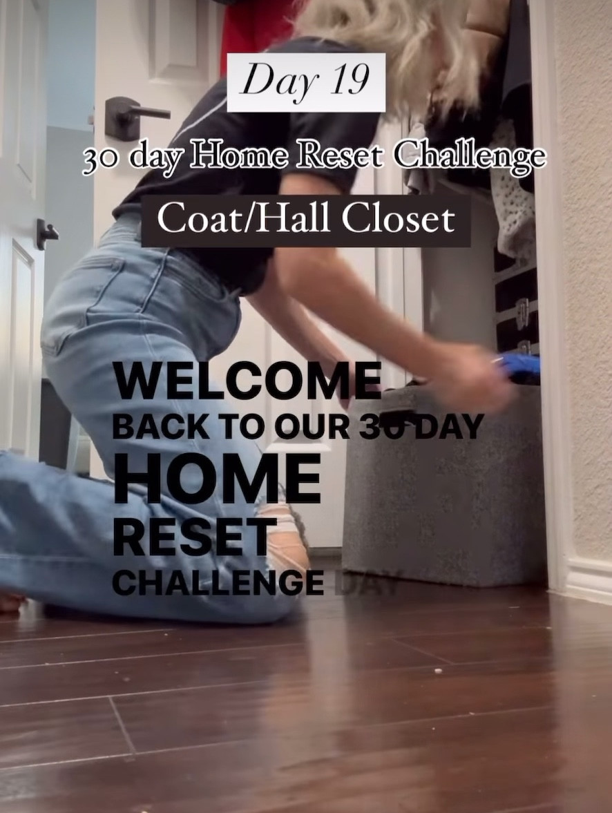 Day 19! Make sure you are following @b.beautifullyorganized  so you don’t miss a day!

Today we are in the coat or hall closet. So grab your black trash bags for donations, your white trash bags for trash, a basket for things that don’t belong, set your timer for 30 minutes and let’s go! 

I want you to go ahead and empty the closet. Sort everything into categories and when you’re pulling out coats or winter gear, go ahead and separate them into piles for each member of the family. 

Go through every item and ask yourself if these questions :

1. Does this fit the person it belongs to? If the answers no, and it’s not a hammy down to the next kid, put it in the donation bag.
2. Is this item in good condition or does it need to be replaced? If it’s not in good condition, it needs to be replaced, donate or trash, and make a note in your phone to order a replacement.
3. Does this item belong here? If not put it in the basket to be returned to its home at the end of the session
4. Have we used this in the last 12 months? If a full year has gone by and you haven’t used it, it’s safe to let it go.
Since most people are home for the holiday today, it’s a great time to have your family try on the seasonal items to make sure everything is fitting, so you can get rid of what’s not working and make a note to replace where necessary

#LTKStyleTip #LTKHome #LTKWatchNow