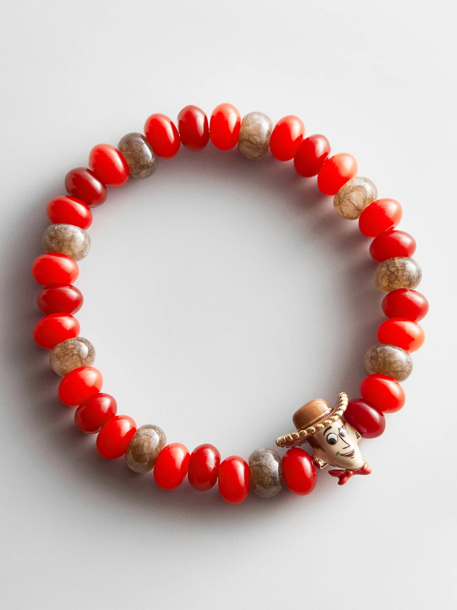 Disney Pixar Woody Beaded Charm Bracelet - Woody | BaubleBar