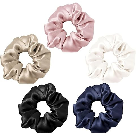 Kitsch Satin Scrunchies for Women - No Crease Hair Ties for Girls | Scrunchies For All Hair Types... | Amazon (US)
