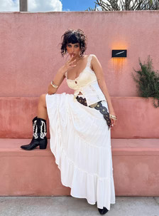 Miriah Maxi Skirt White | Princess Polly US