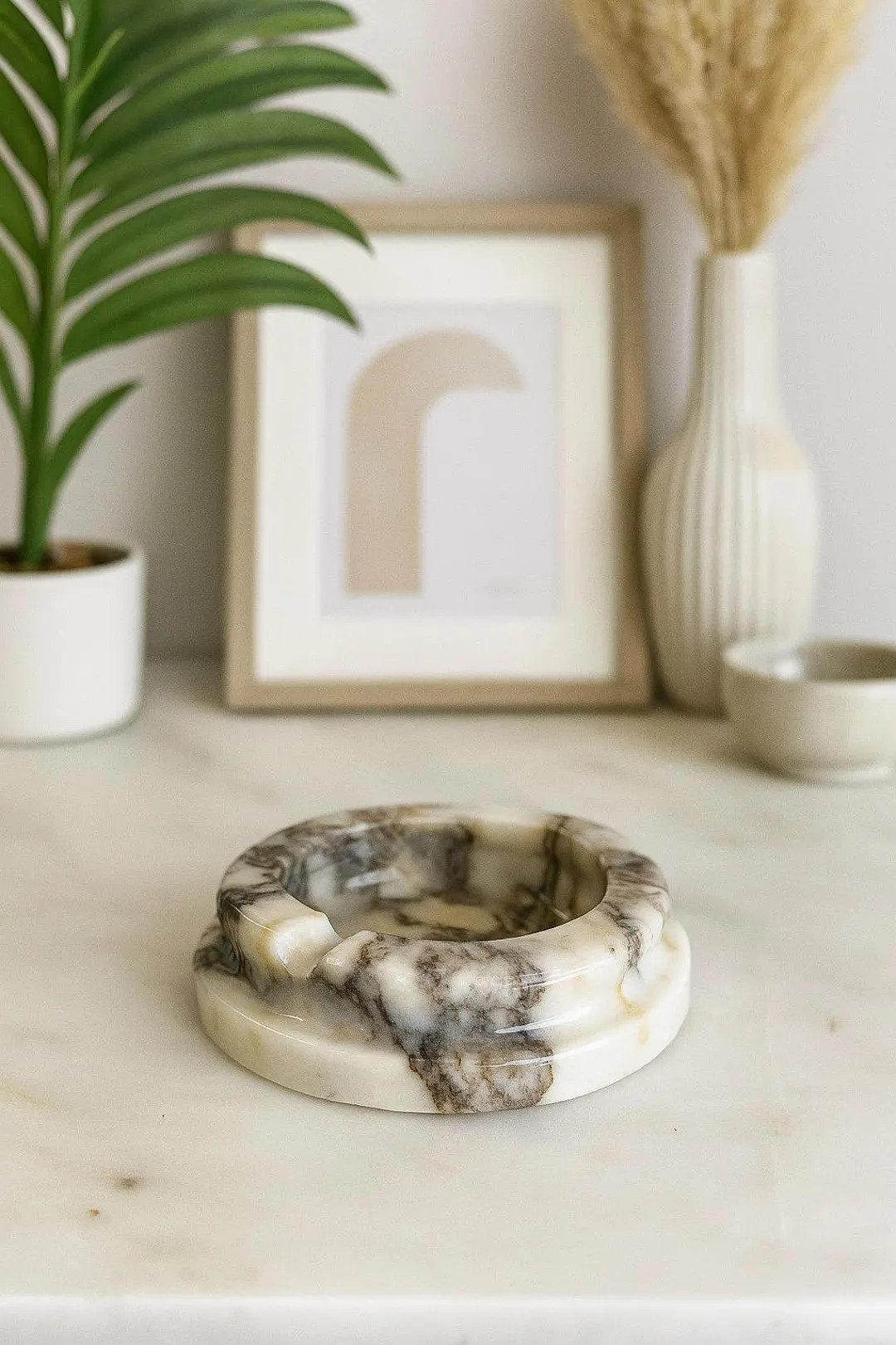 Handcrafted Calacatta Viola Marble Ashtray \u2013 Elegant Stone, 3-Notch | Etsy (Global)