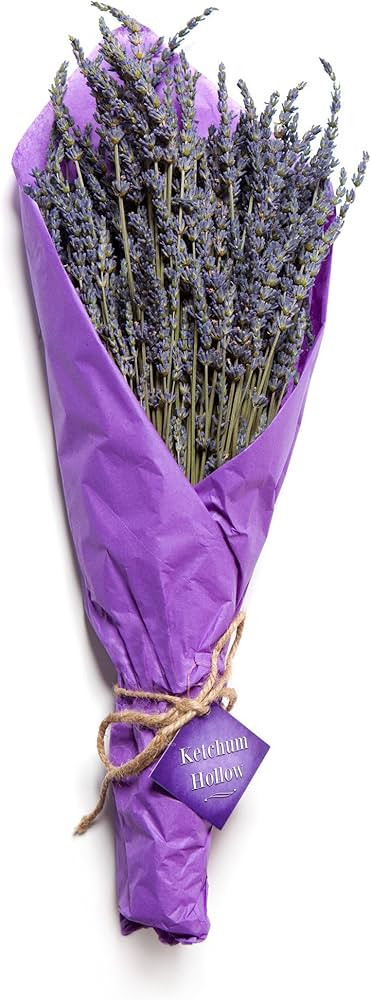 Ketchum Hollow Dried Lavender Bundle, Grown in Idaho, USA, 2023 Harvest, 100% Natural, Decorative... | Amazon (US)