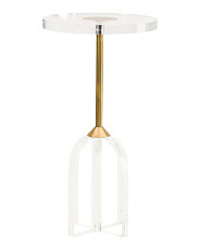 22.5in Acrylic Luxury Solid Accent Table | Furniture & Lighting | Marshalls | Marshalls