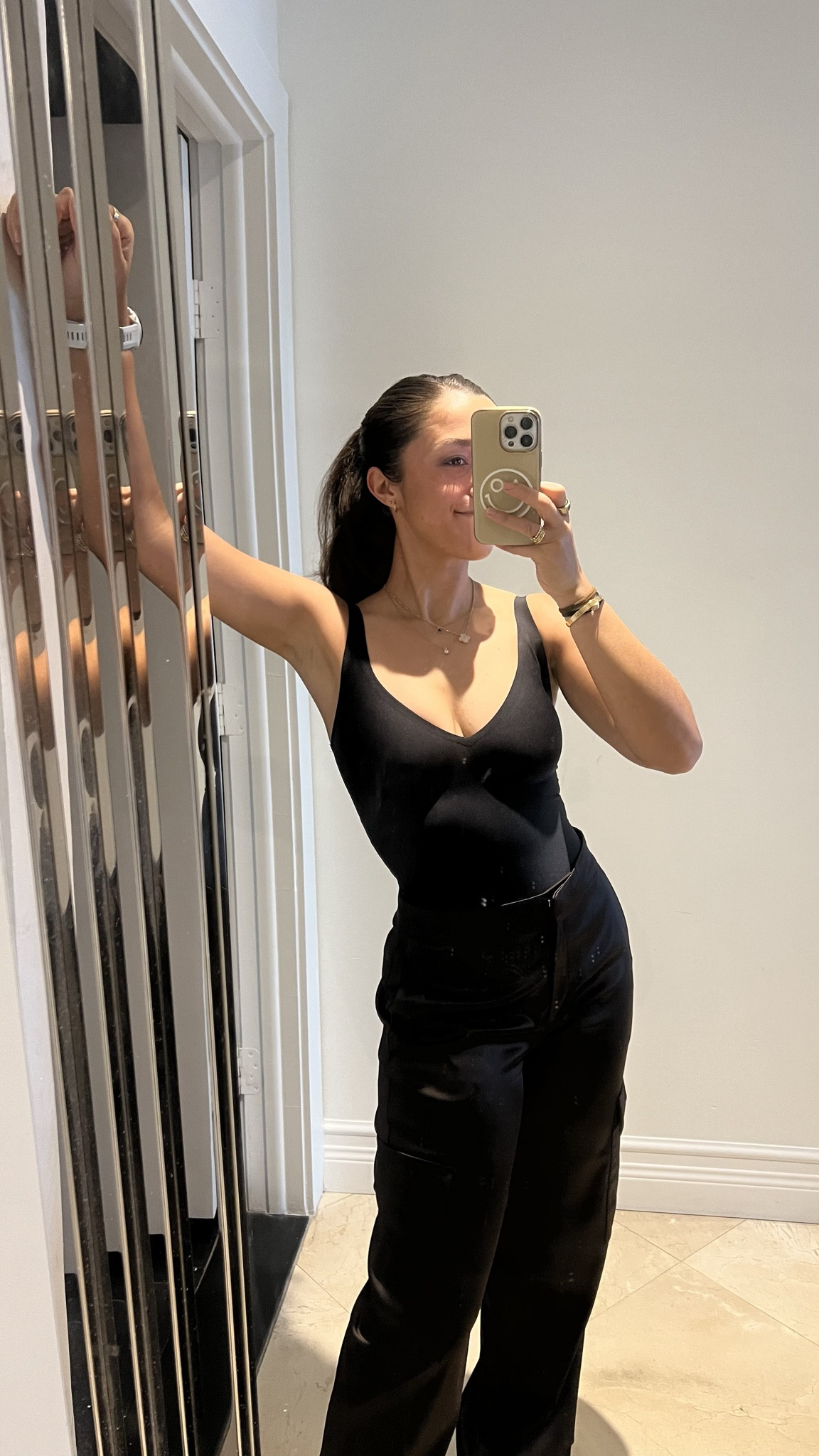 for the rare moments where I’m not in scrubs or workout clothes 

this skims body suit just snatches everything in a way I can’t explain. no this isn’t 0.5 zoom, it’s just that good. currently out of stock but the full romper version is tagged and I want it 

aritzia pants are last season but linking similar vibes for the cargo look. I promise these are more of a mocha not black, but I’m in love with the coal Grey version I have linked !!

Miami winter vibes bb

#LTKSeasonal #LTKstyletip #LTKMostLoved