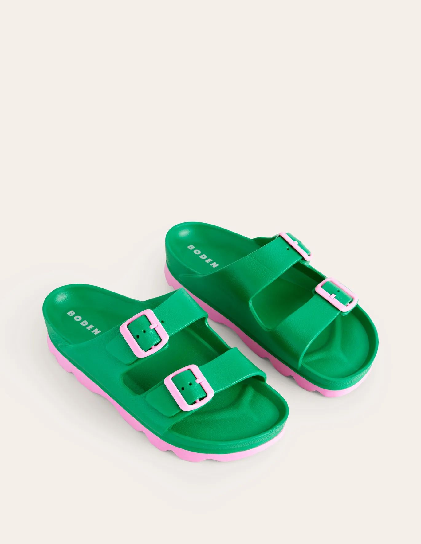 Lyla Double Buckle Slide | Boden (US)