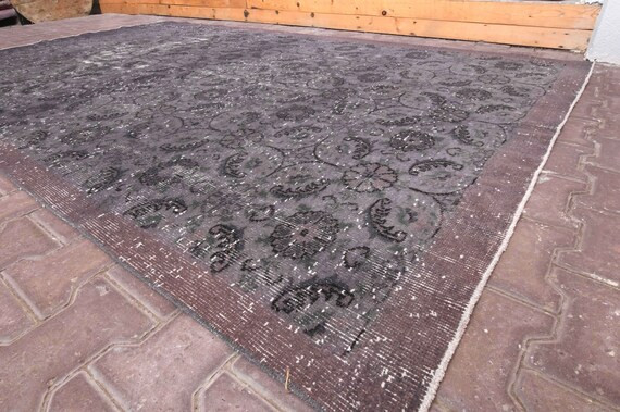 5'8x9'8 Gray Rug Turkish Rug Decorative Rug Oushak | Etsy | Etsy (US)