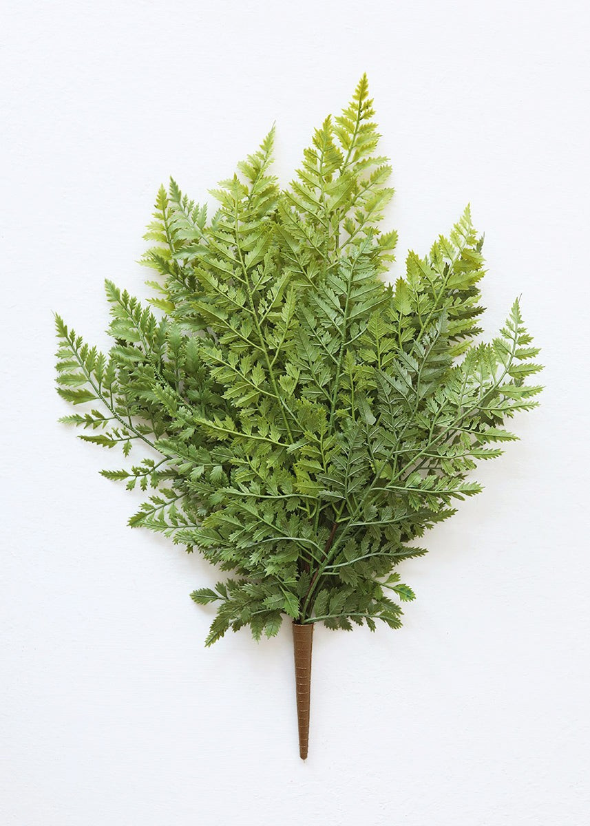 Fake Lace Fern UV Protected Real Touch Plant - 19" | Afloral (US)
