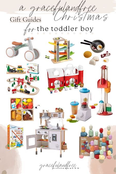 Gift Guide for Toddlers. Gift ideas for little boys. 1-3 year old gift ideas for Christmas. Play sets, play kitchen. 

#LTKGiftGuide #LTKkids #LTKHoliday