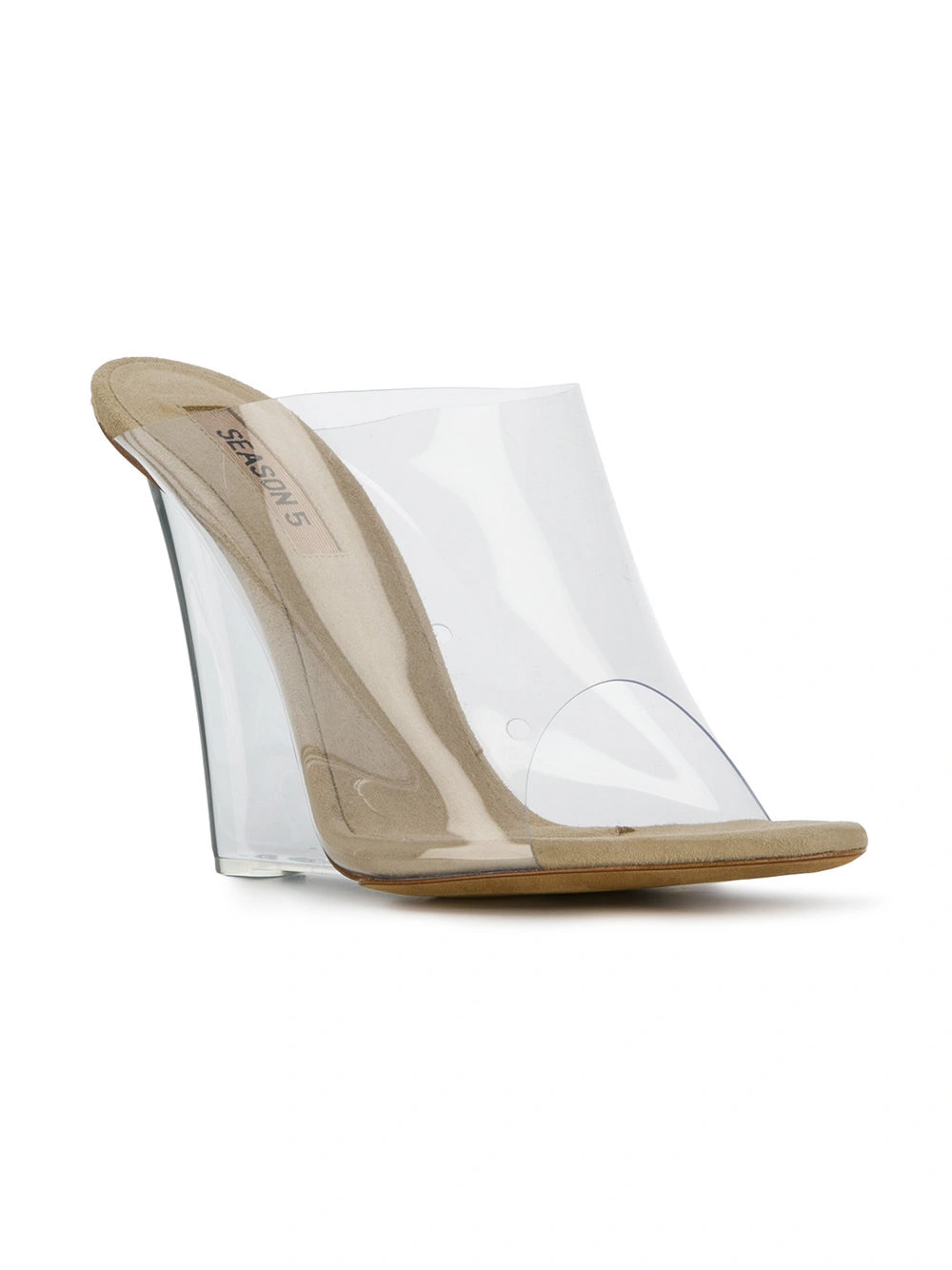 Pvc Wedge Mules | The Webster