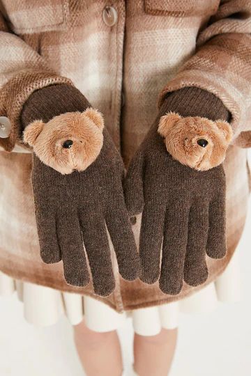 Teddy Bear Knit Glove | Storets (Global)