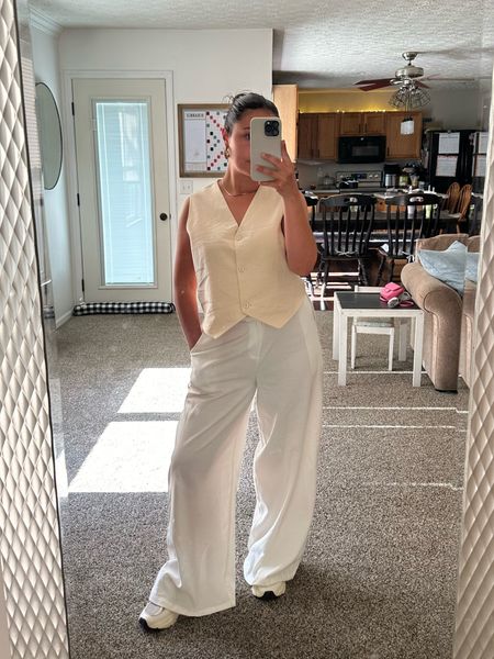 I have been looking for thinner white pants for summer & these are perfecttttt! Just what I wanted 😍 from Amazon! & they have many other colors. 

#LTKSeasonal #LTKFindsUnder50 #LTKStyleTip