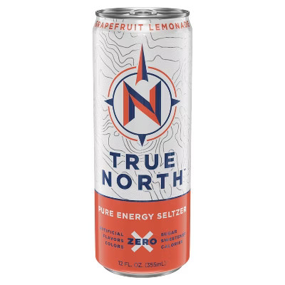 True North Grapefruit Lemonade Energy Seltzer - 12 fl oz Cans | Target