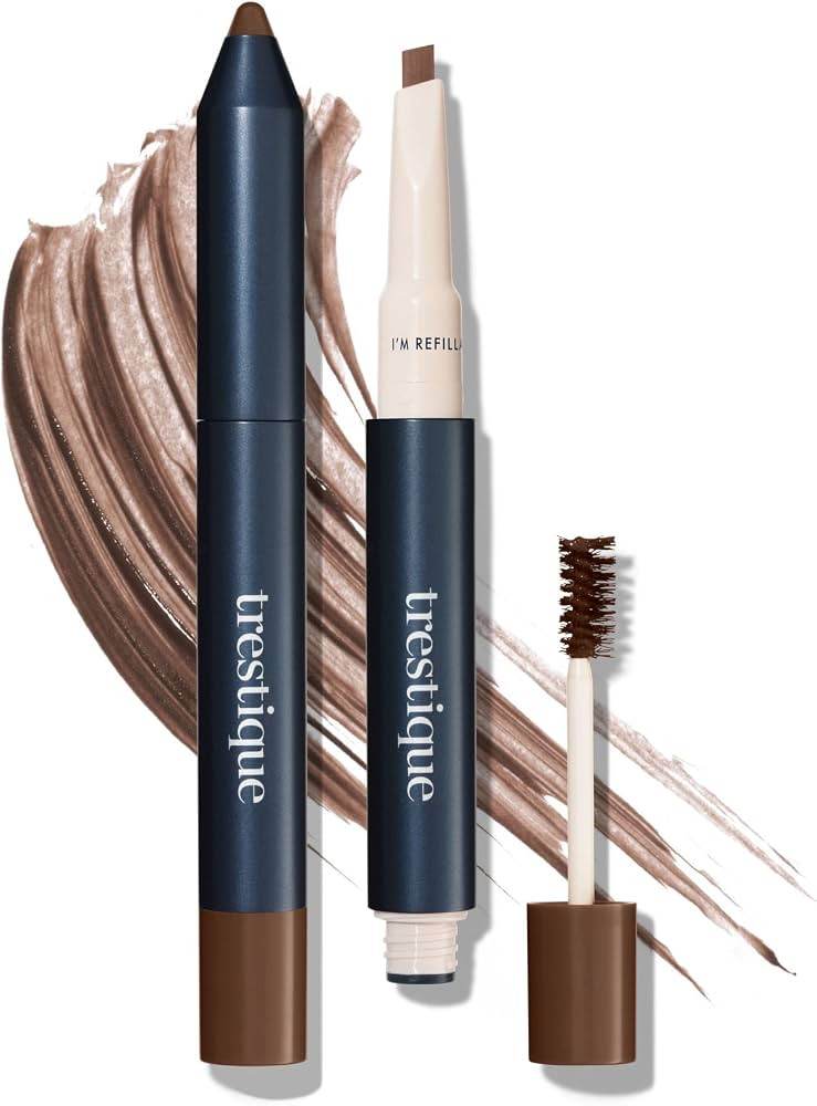 trestique Brow Pencil And Gel, Refillable Eye Brow Pencil With Built-In Brow Gel, Clean Beauty Ey... | Amazon (US)