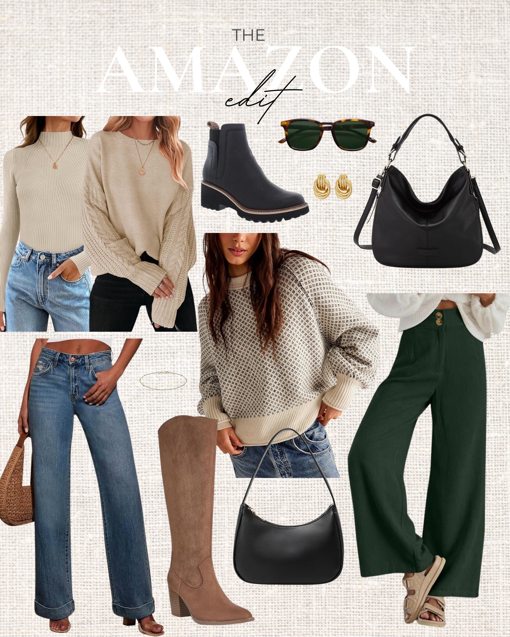 These new Amazon fashion finds are so good! Great for updating your wardrobe
knee high boots, gold earrings, pullover knit, wide leg pants,  layering pieces, winter look, casual style, trendy outfits, wardrobe essentials, everyday wear, favorite finds, amazon style, affordable look

#LTKSeasonal #LTKSaleAlert #LTKU