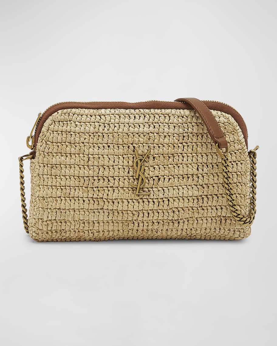 Saint Laurent Gaby YSL Zip Pouch Crossbody Bag | Neiman Marcus