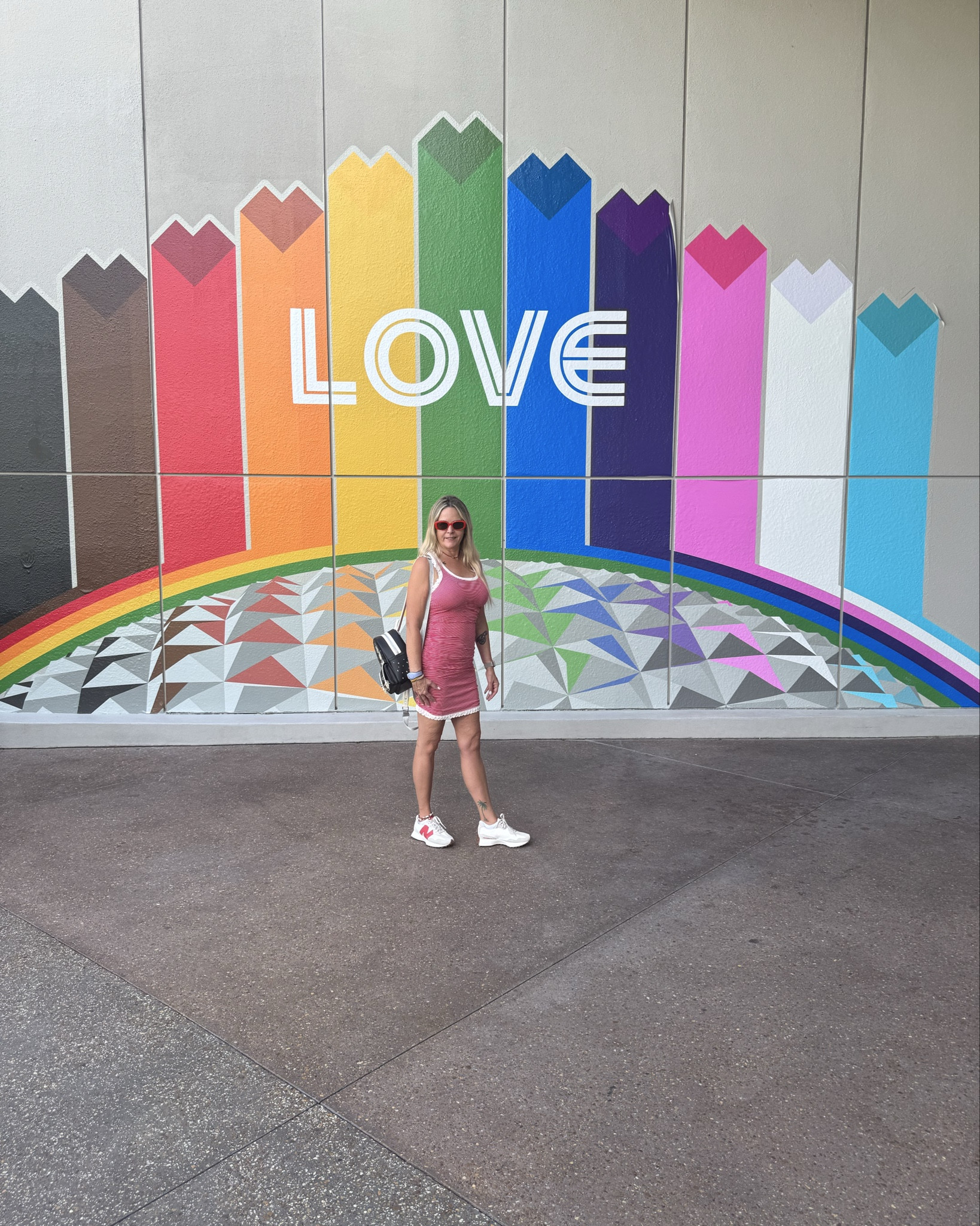 PERFECT Anthropologie dress!! Otra sunnies and New Balance 327. Loungefly is Disney exclusive 

#LTKSaleAlert #LTKActive #LTKFindsUnder50