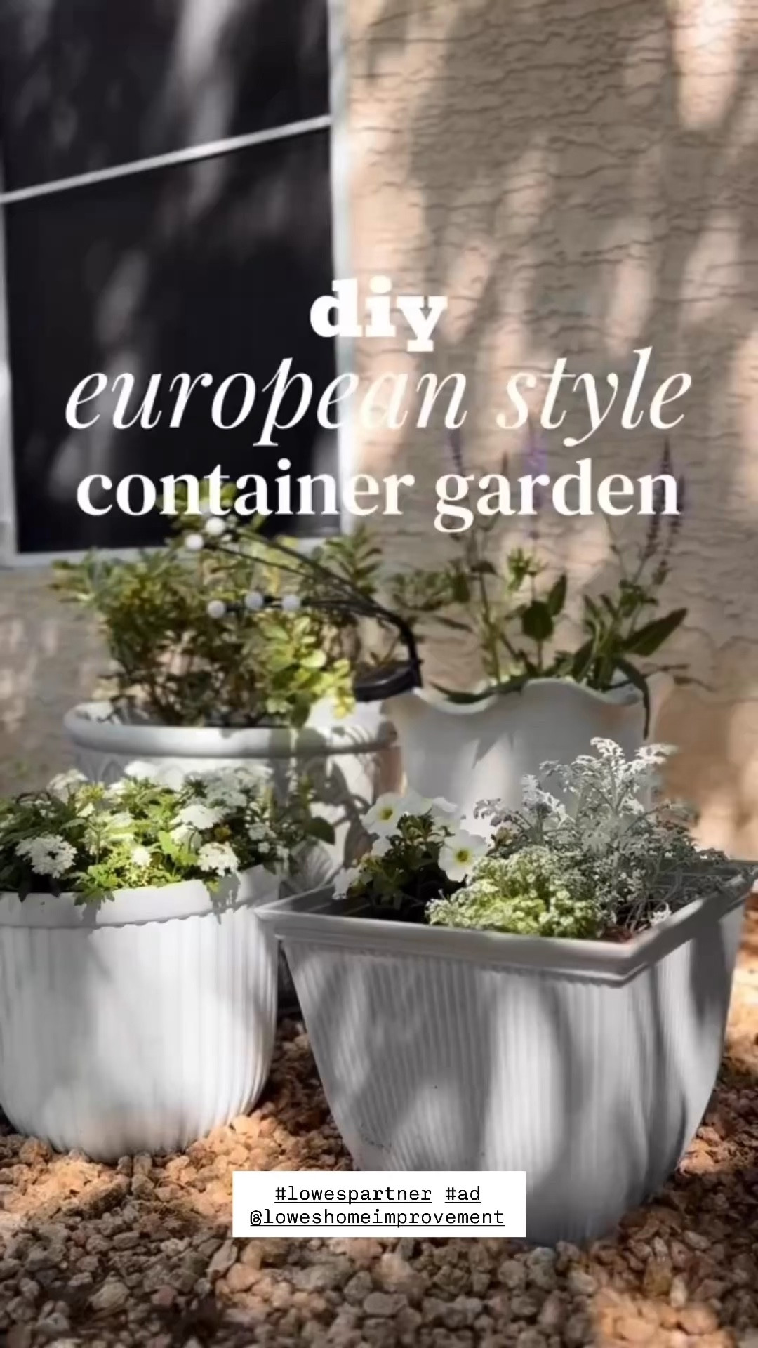 
I created a simple European style container garden!  White faux stone pots filled with a variety of plants. This garden project only took me an afternoon to put together and I cannot wait to watch it grow this spring!

Planter sizes are as followed:
Large round stone look planter (22.6" x 22.6")
medium plain white planter (15.24 x 15.24)
floral design planter (19.88 x 19.88)
fluted round planter (13.03 x 13.03)
scalloped rim planter (13.46 x 13.46)
fluted square planter (14.5 x 14.5)

zone 9b Garden projects. Backyard ideas. Container garden ideas. European style garden. Moon garden. 

#lowespartner #ad @lowes 



#LTKdayinmylife #LTKHome #LTKSeasonal