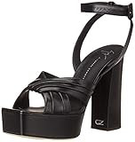 Giuseppe Zanotti Women's E100016 Platform Sandal Heeled, Nero, 9.5 | Amazon (US)