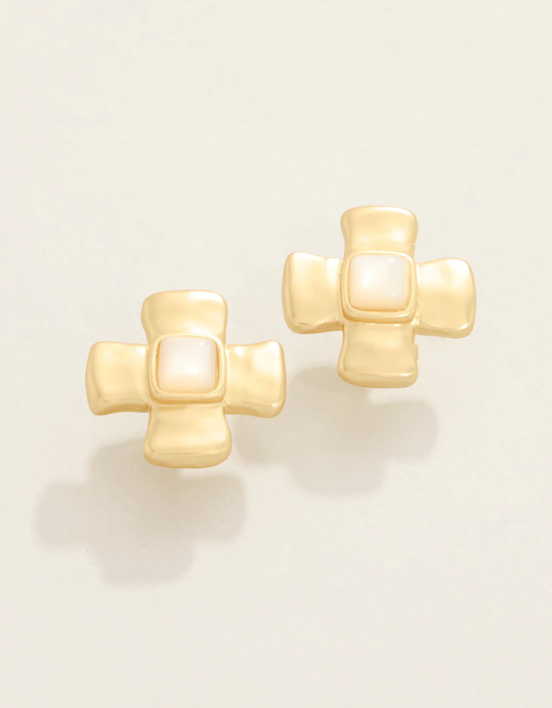 Affirmation Stud Earrings Mother-of-Pearl | Spartina 449