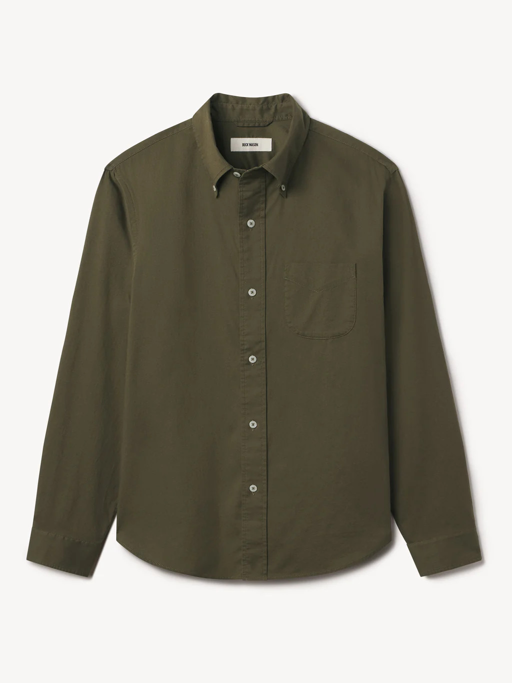 Field Olive Perfect Oxford One Pocket Shirt - Buck Mason- Modern American Classics | Buck Mason