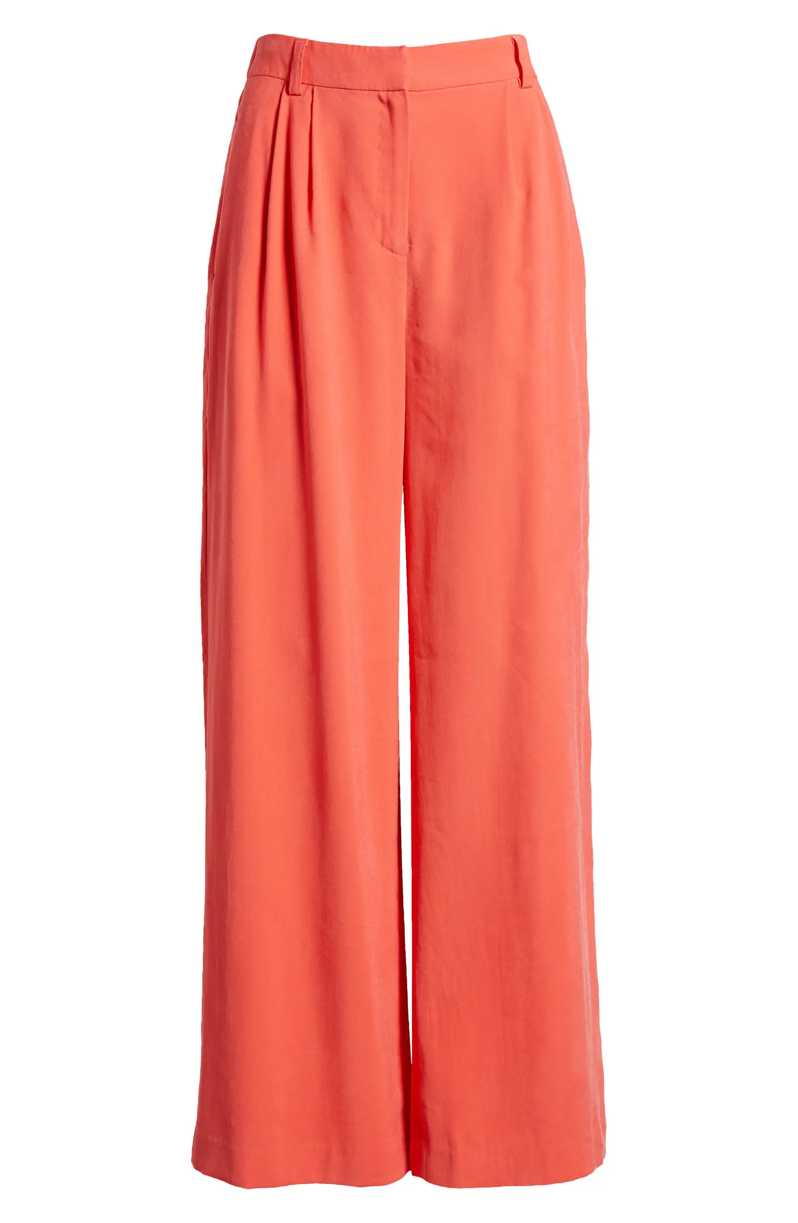 Open Edit High Waist Wide Leg Trousers | Nordstrom | Nordstrom