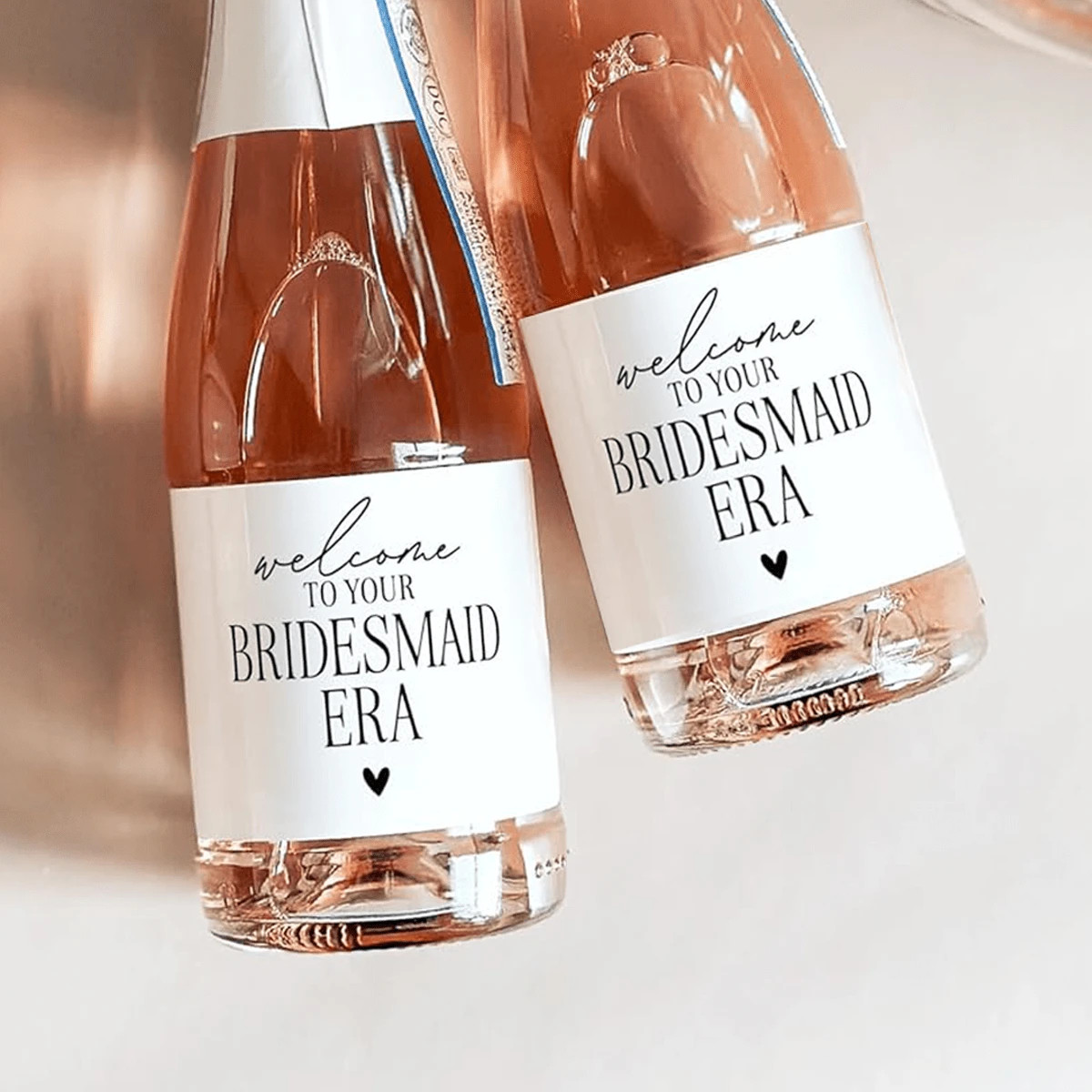 Bridesmaid Era Mini Champagne Labels, Bridesmaid Proposal Labels, Will You Be My Maid Of Honor Or... | SHEIN