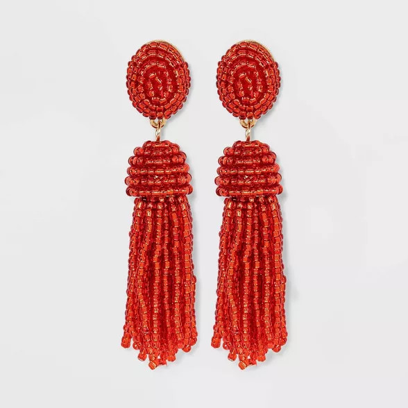 SUGARFIX by BaubleBar Polished Beaded Tassel Earrings | Target