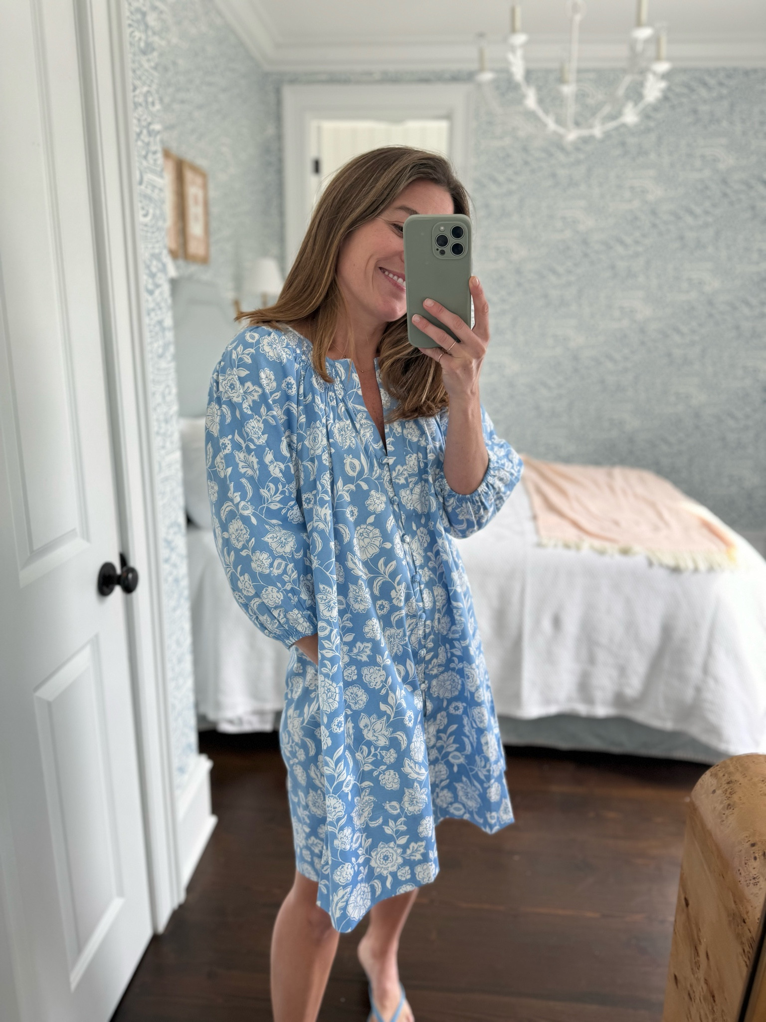 LAKE PAJAMAS DRESS! The perfect little shirt dress for spring. #floraldress #easterdress

#LTKSeasonal