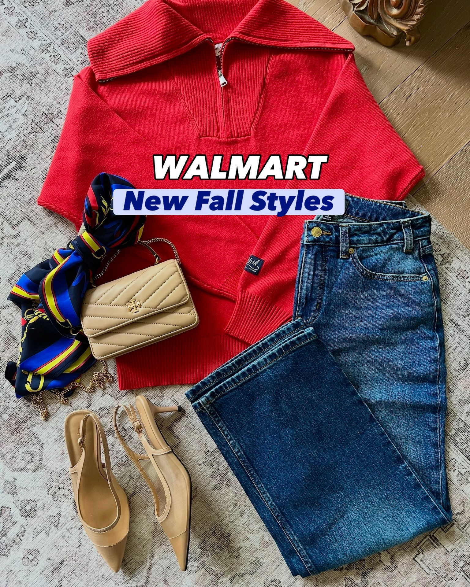 Time for a new @walmart roundup! So many super cute new styles! Comment OUTFIT LINKS to shop it all! Almost everything shown comes in additional colors too! 🌟 This red sweater on slide #1 also comes in a navy stripe! It’s from the special edition NYFW collection and definitely won’t stay in stock long! 🥰 

#walmart #walmartstyle #walmartfashion