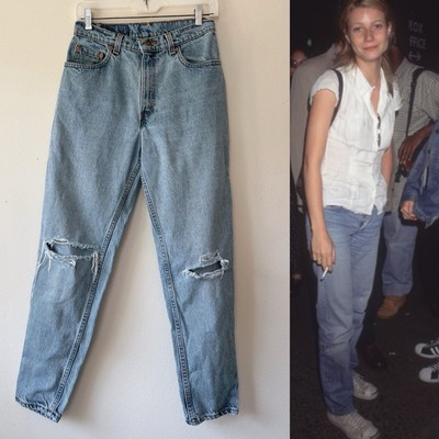 Vintage 90s Women’s Levis 550 Relaxed Tapered leg Denim Blue 28x29 Jeans | eBay US