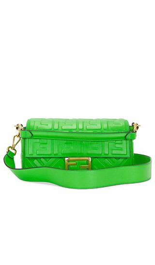 Fendi Baguette Shoulder Bag in Green | Revolve Clothing (Global)